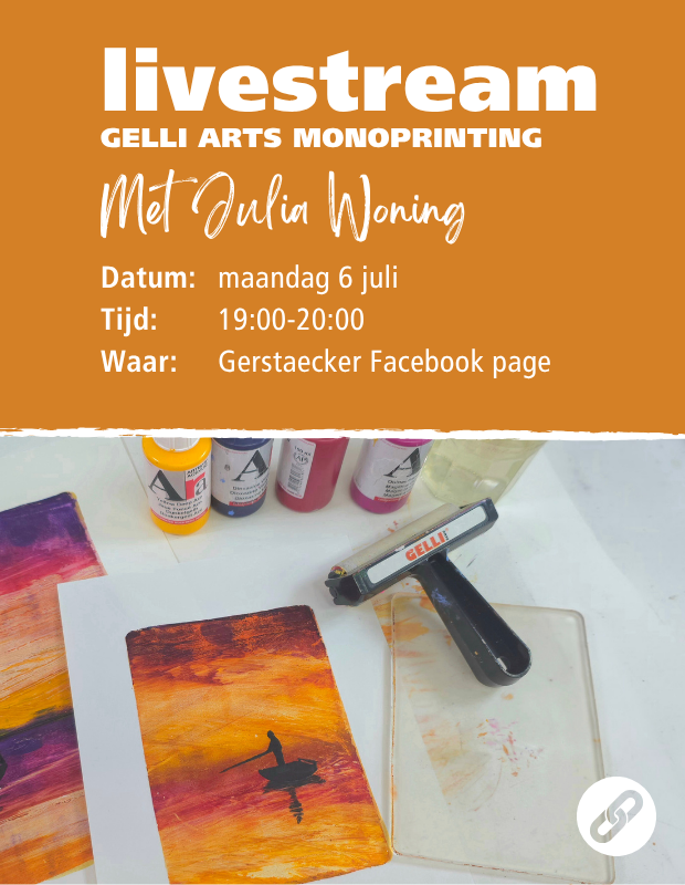 Julia Woning   LIVE WORKSHOP Monoprinting GeliArts