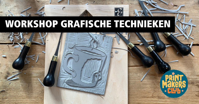 Workshops in de studio van de Printmakers Club